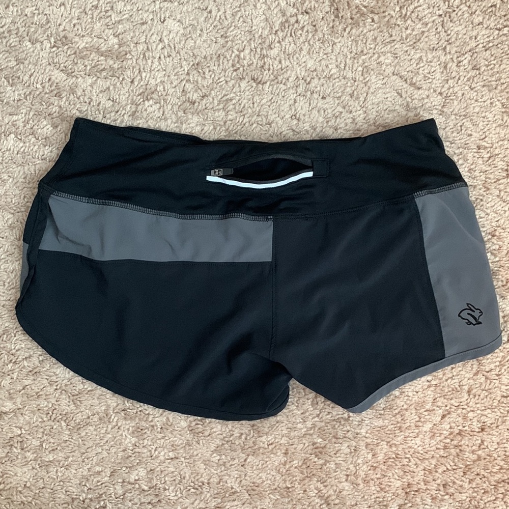 Run in rabbit running shorts - size small